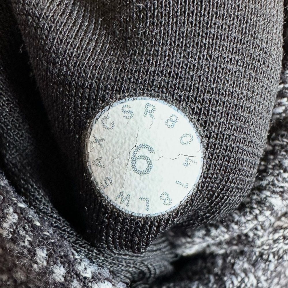 Lululemon Wunder Under High-Rise Leggings 28" Heathered Knit Black Luon Size 6 - Picture 4 of 7